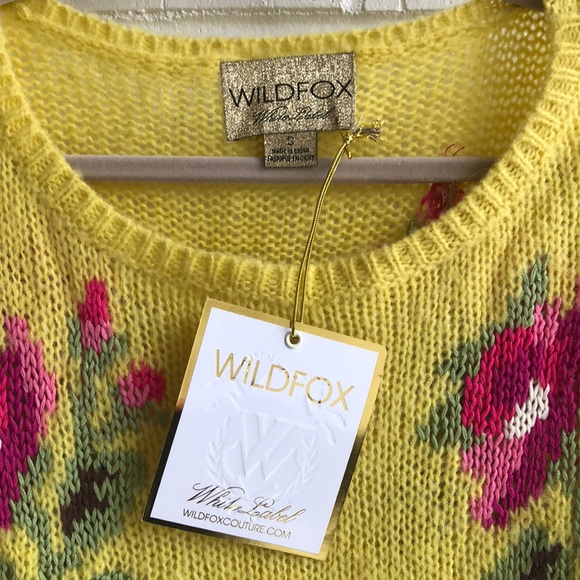 NWT Wildfox Little Edie Lennon Sweater - Picture 7 of 8